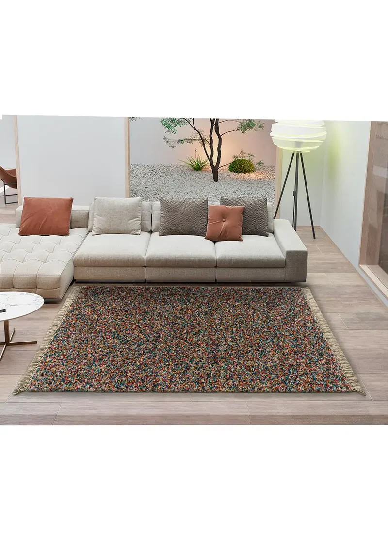 Alfombra shaggy con flecos Yebel 003 Multi