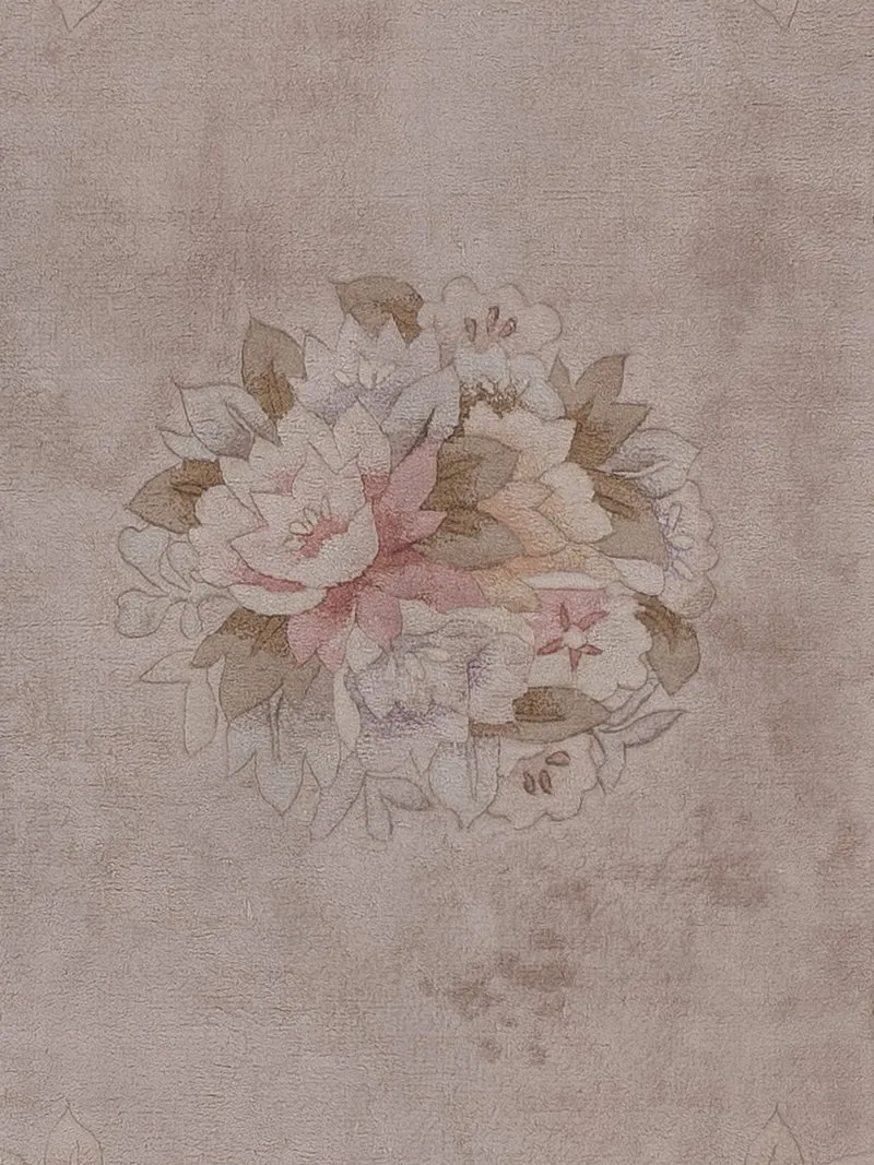 Seidenteppich - China Seide - 70 x 140 cm - hellbeige