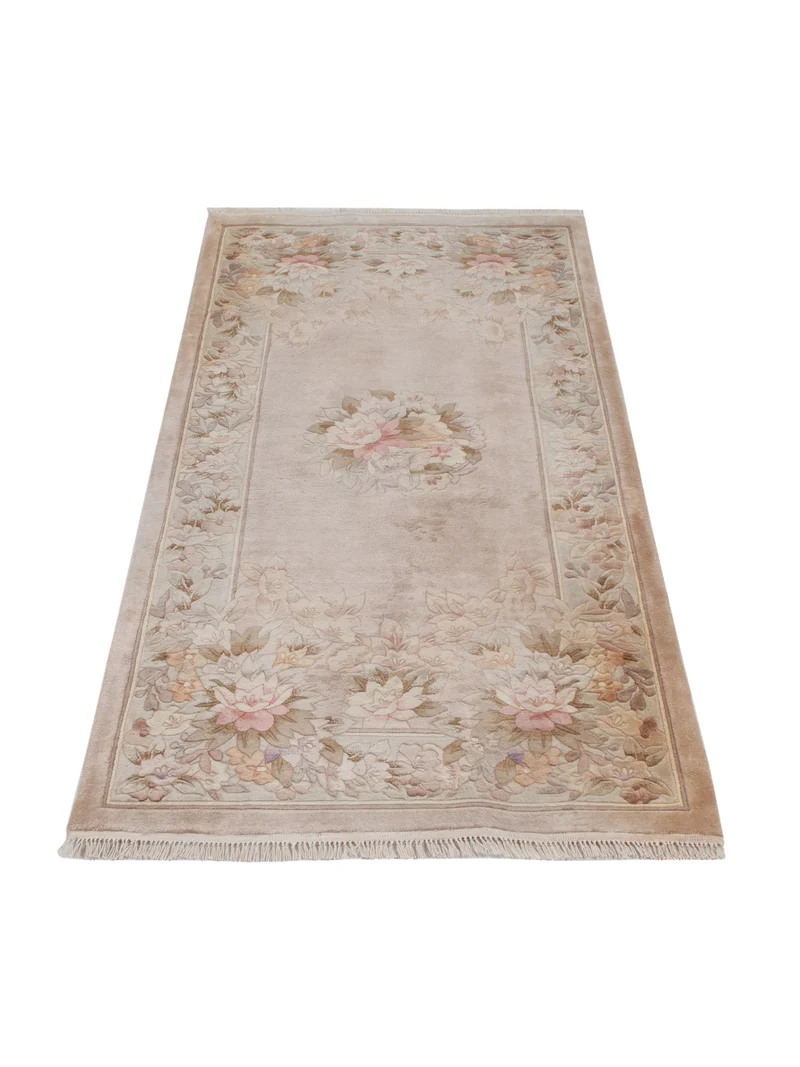 Seidenteppich - China Seide - 70 x 140 cm - hellbeige