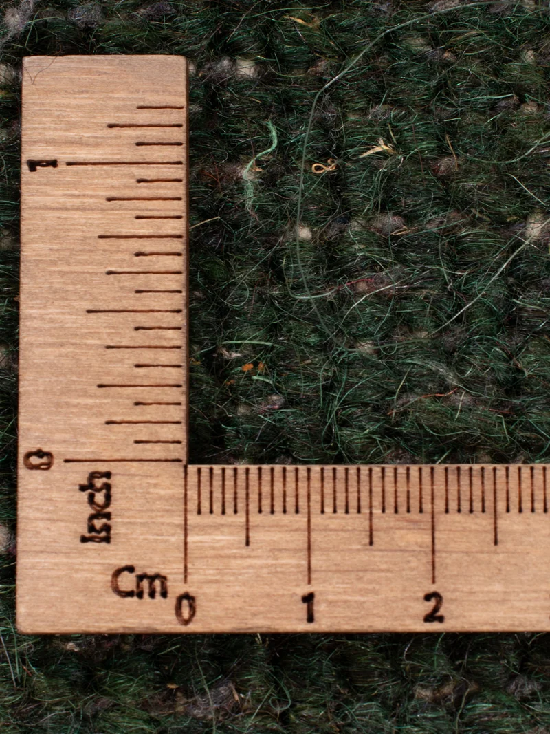 Gabbeh Teppich Indus 75x200cm - Wollteppich - dunkelgrün
