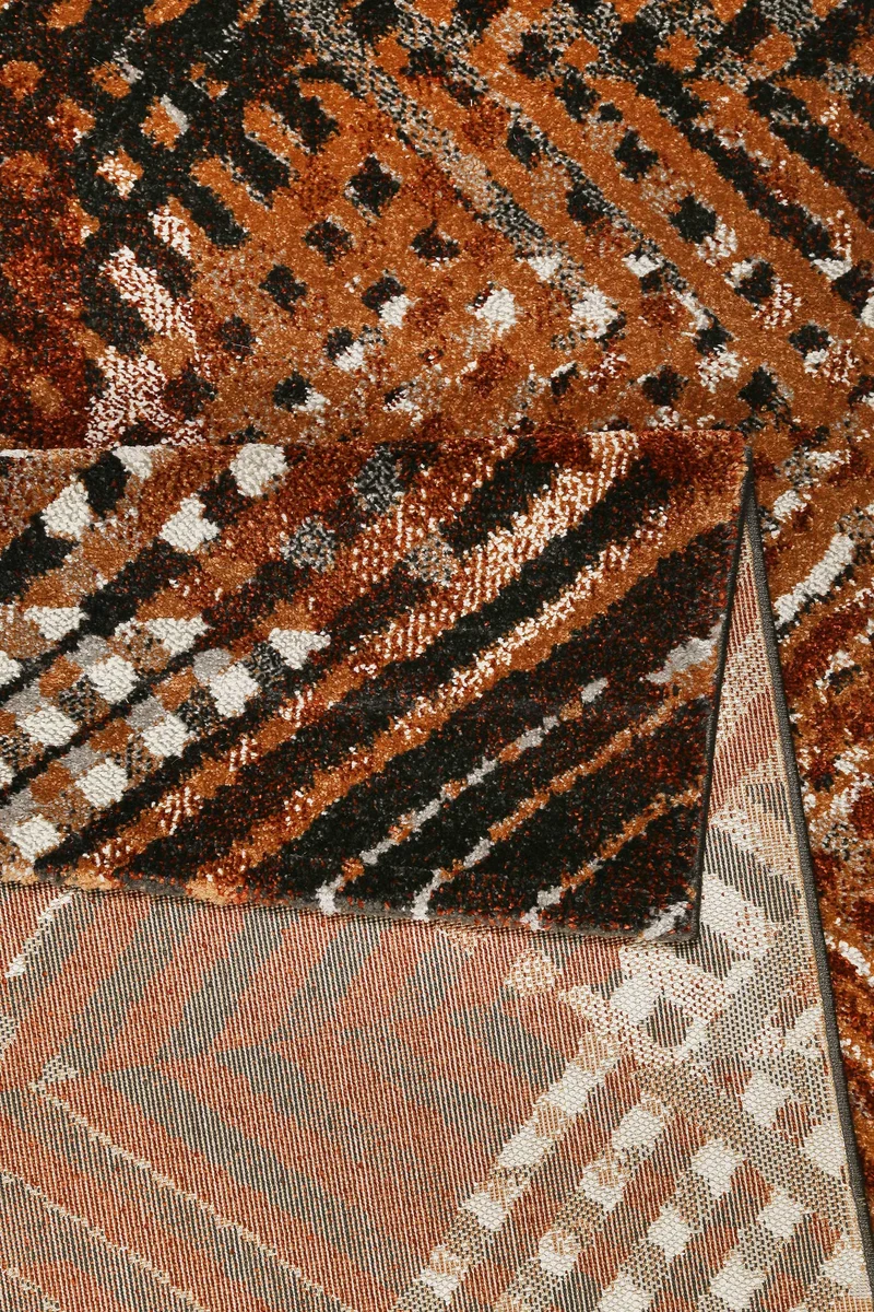 Esprit Teppich Terracotta Braun Kurzflor "Vario"