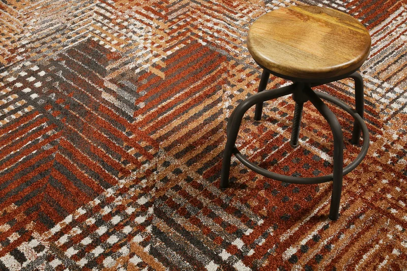 Esprit Teppich Terracotta Braun Kurzflor "Vario"