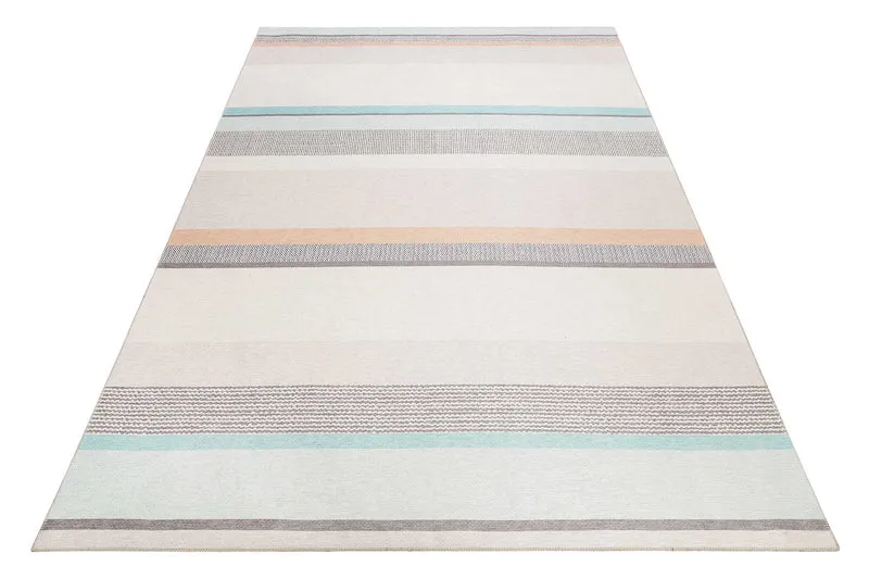 Esprit Teppich Beige Pfirsich Türkis "Ben"