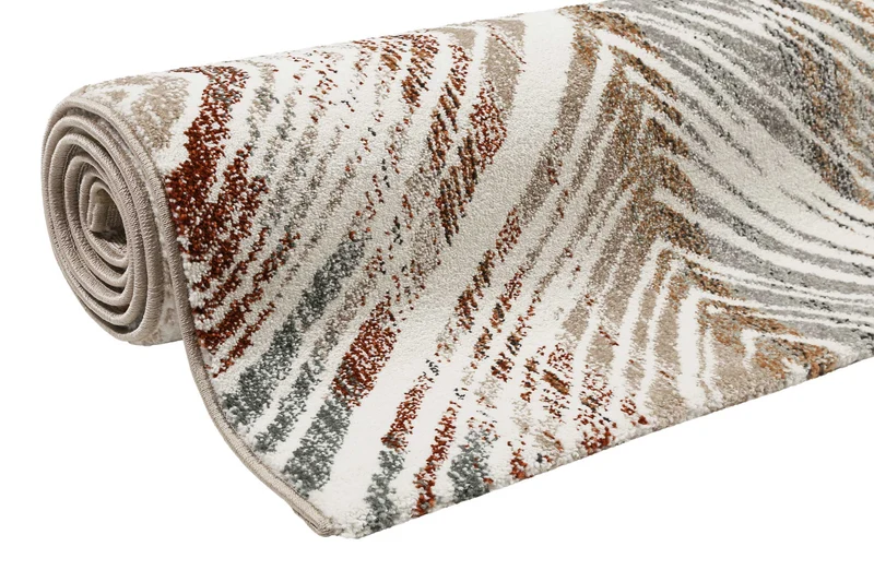 Esprit Teppich Creme Beige Bunt Kurzflor "Cuba"