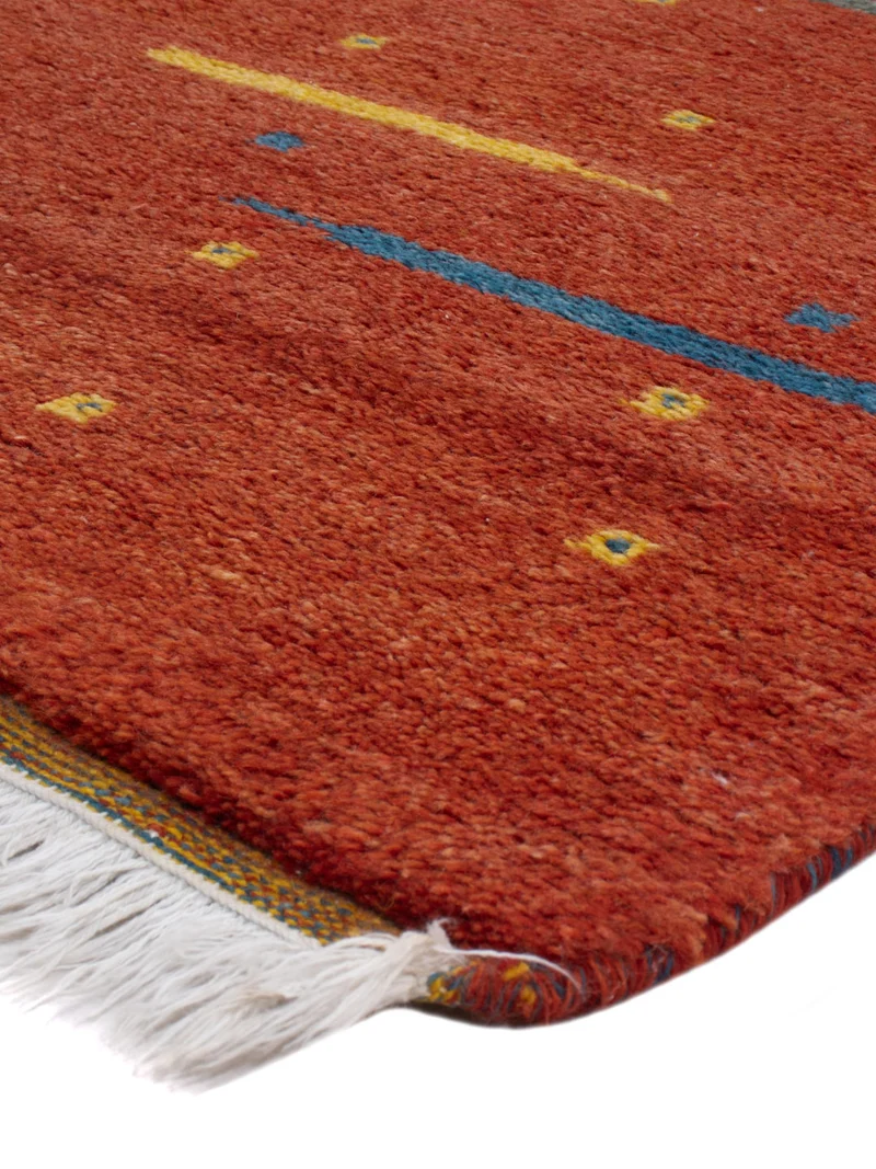 Gabbeh Teppich - Indus - 70 x 140 cm - rost
