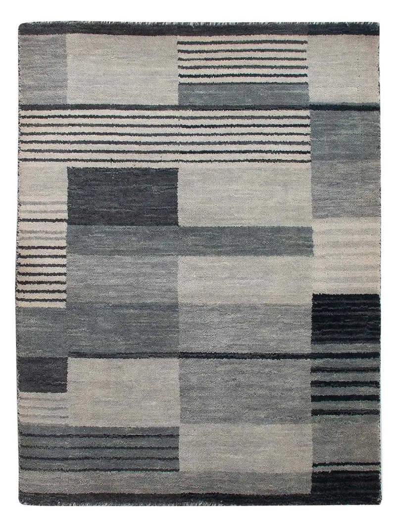 Loribaft Loom Teppich 60x90cm - Wollteppich - mehrfarbig