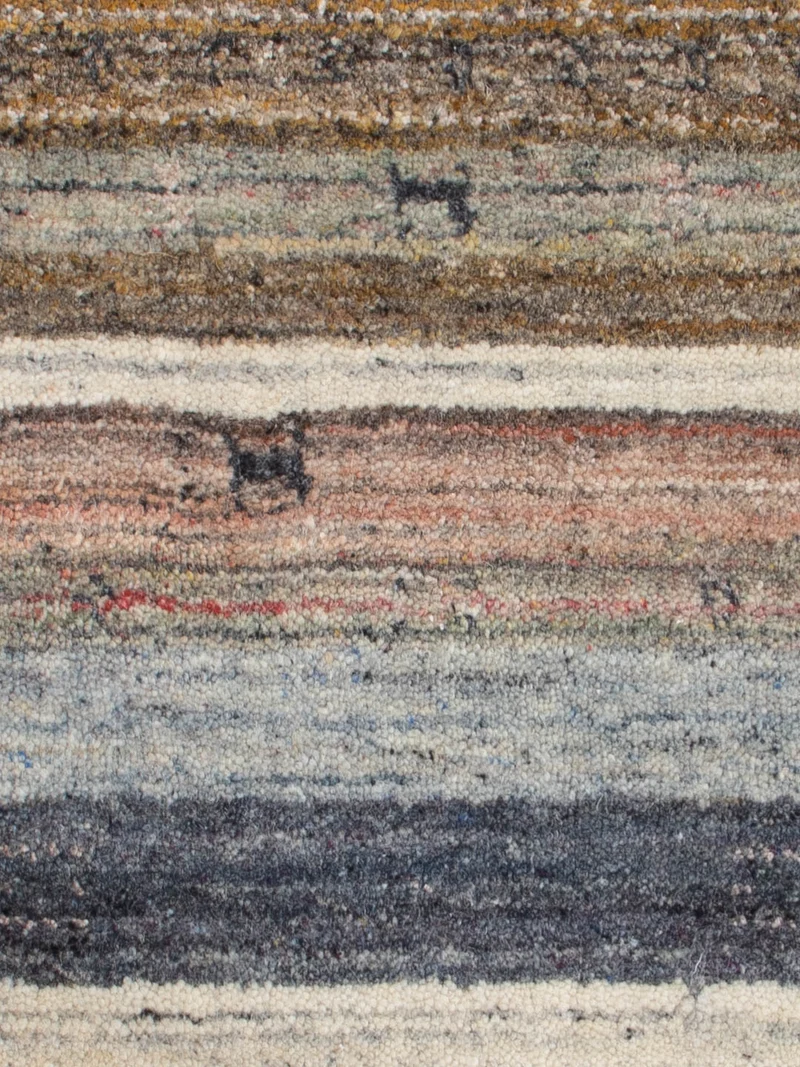 Loribaft Loom Teppich 60x90cm - Wollteppich - mehrfarbig