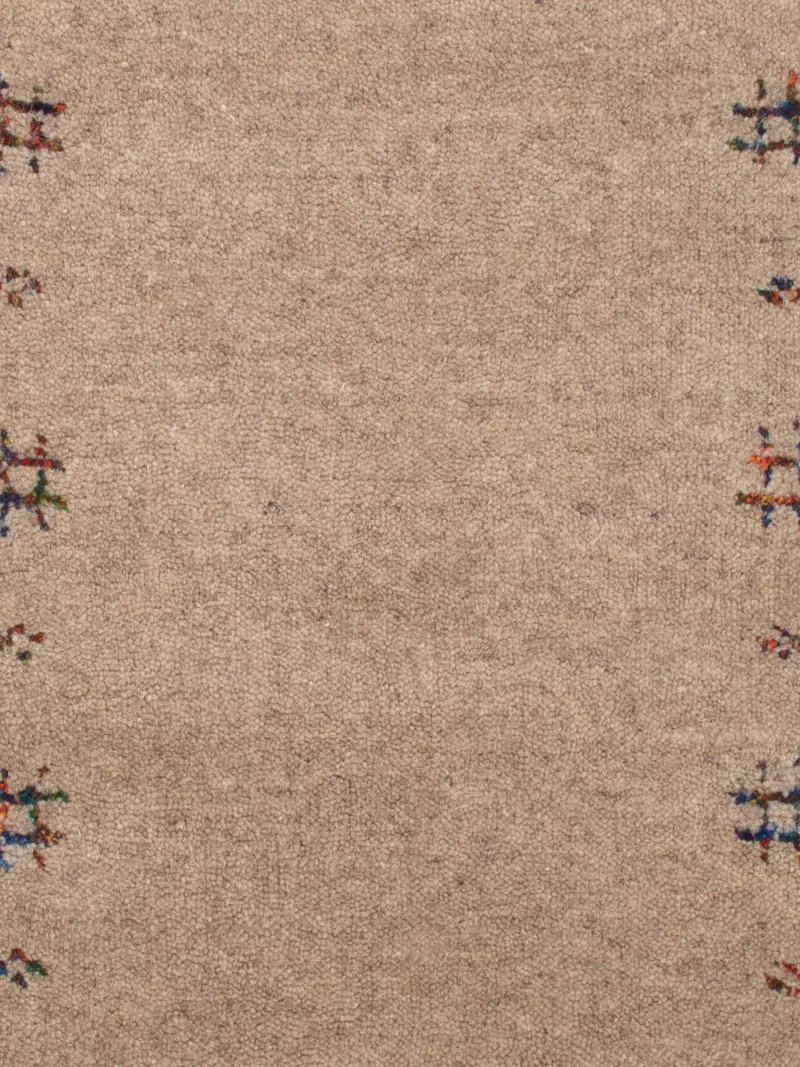 Loribaft Loom Teppich 60x90cm - Wollteppich - hellbeige