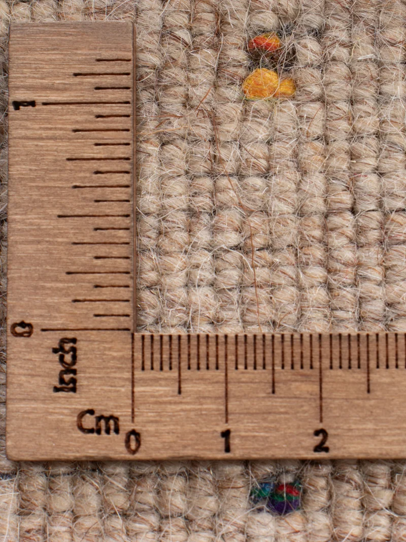 Loribaft Loom Teppich 60x90cm - Wollteppich - hellbeige