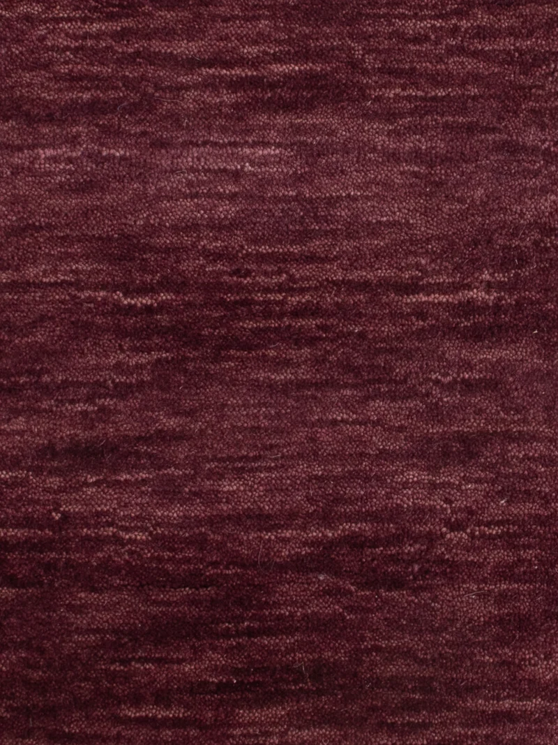 Loribaft Loom Teppich 60x90cm - Wollteppich - dunkelrot