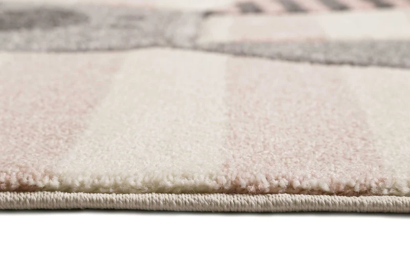 Kinderteppich rosa grau beige "Happy Friends" Sigikid