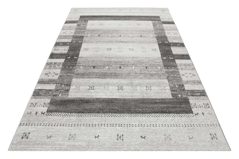 Teppich Grau Silber Kurzflor "Igor" WECONhome