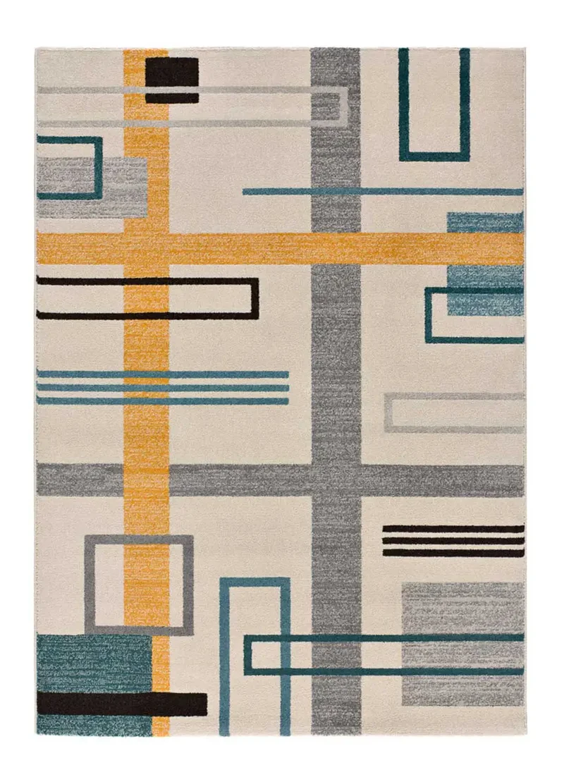 Alfombra geométrica Debbi 12328 Multicolor