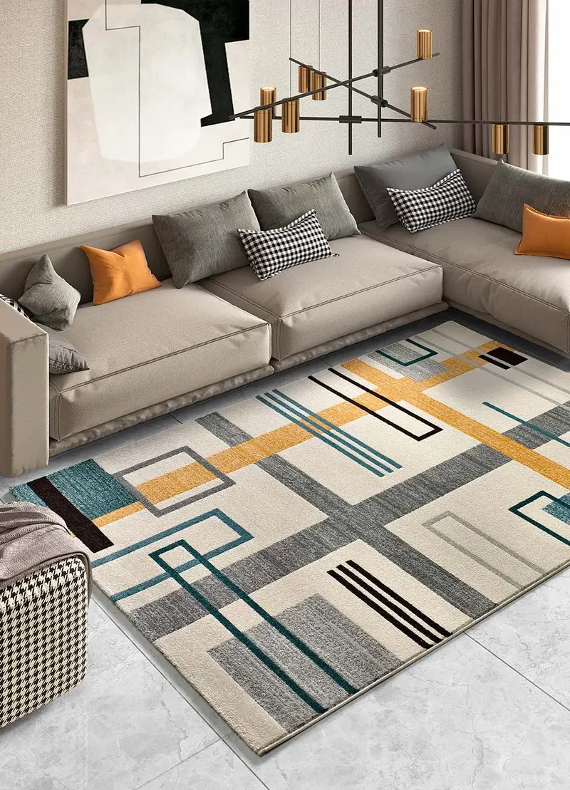 Alfombra geométrica Debbi 12328 Multicolor