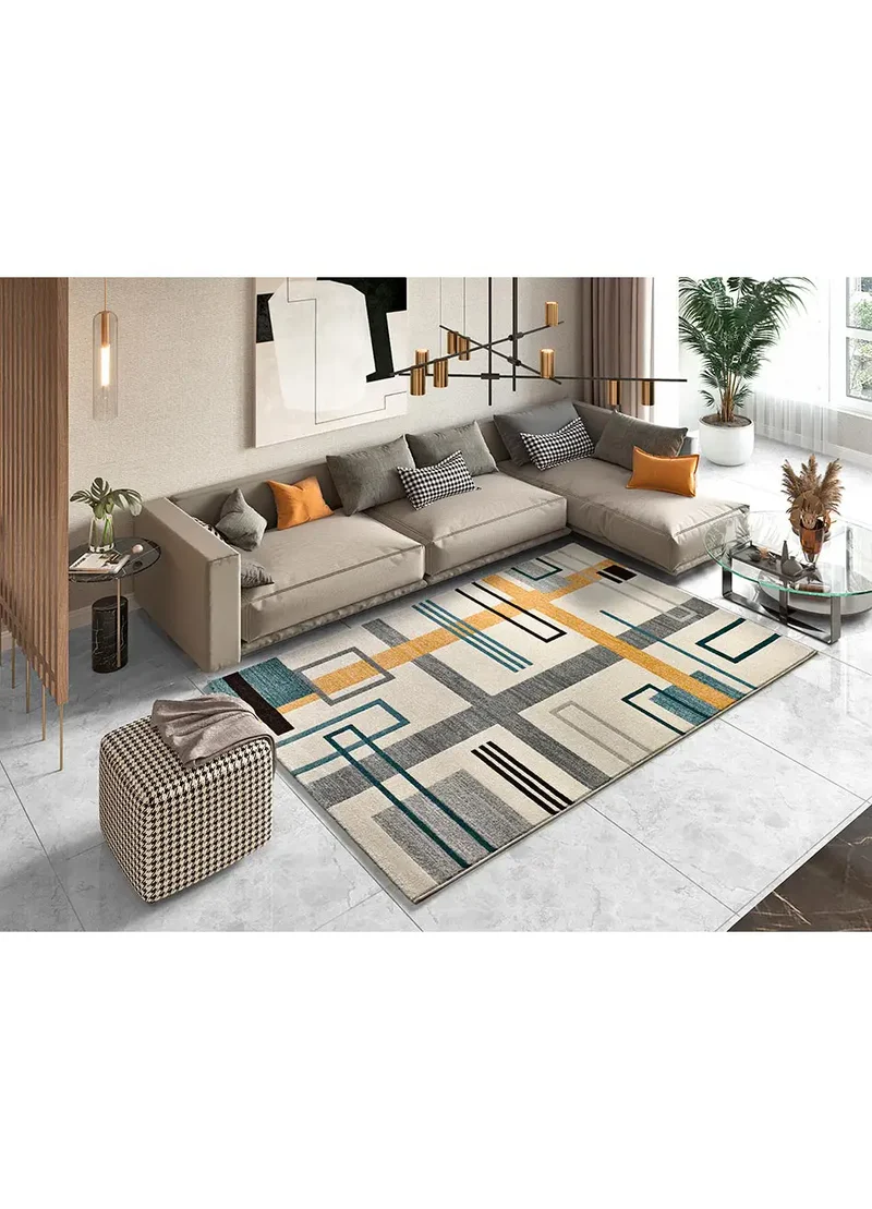 Alfombra geométrica Debbi 12328 Multicolor