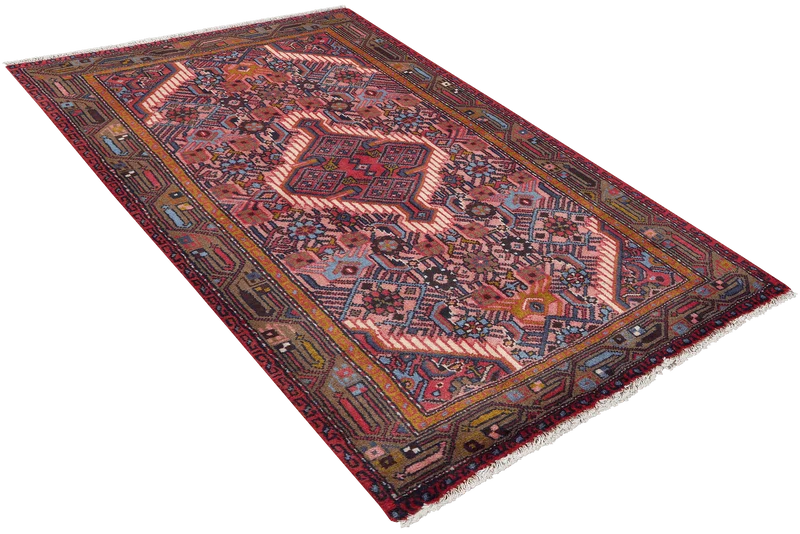 Assadabad · Handgeknüpft – Rot, 124x81 cm