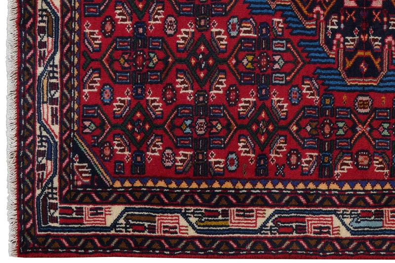 Assadabad · Handgeknüpft – Rot, 143x108 cm