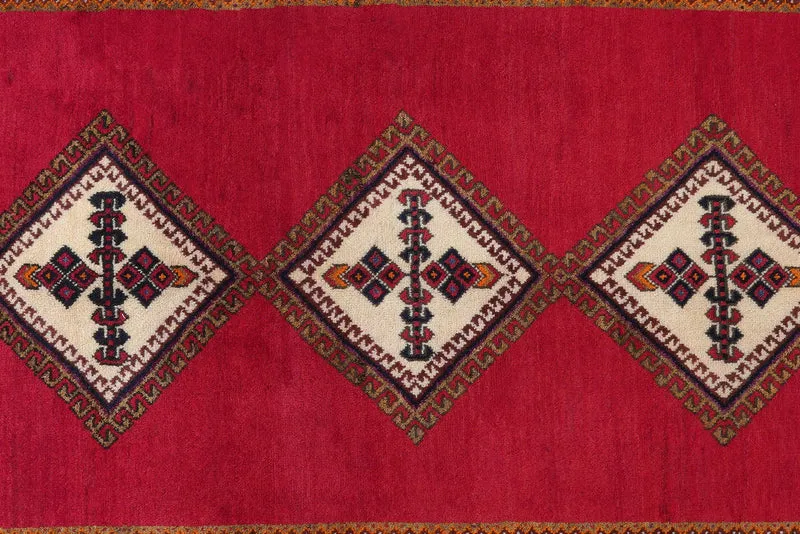 Afshar · Handgeknüpft – Rot, 235x145 cm