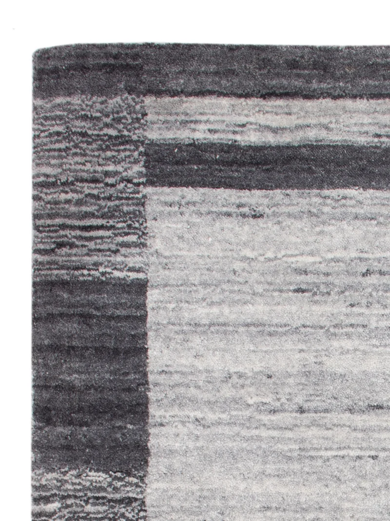 Gabbeh Teppich - Loribaft Softy - 60 x 90 cm - hellgrau