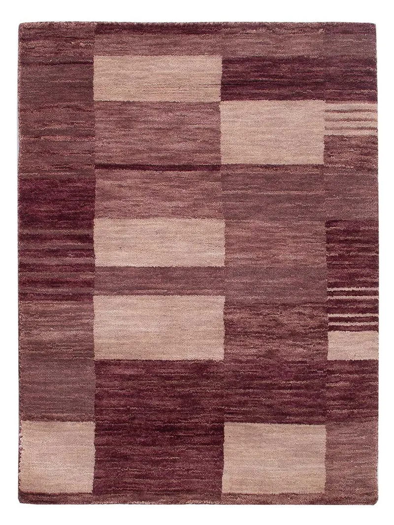 Loribaft Loom Teppich 60x90cm - Wollteppich - mehrfarbig