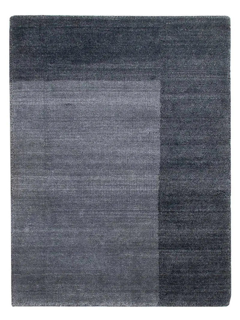 Loribaft Loom Teppich 60x90cm - Wollteppich - grau