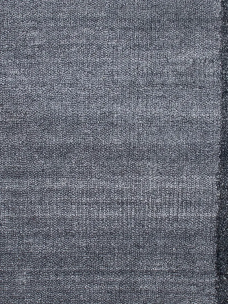 Loribaft Loom Teppich 60x90cm - Wollteppich - grau