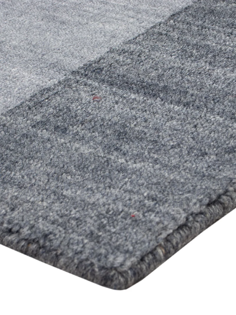 Loribaft Loom Teppich 60x90cm - Wollteppich - grau