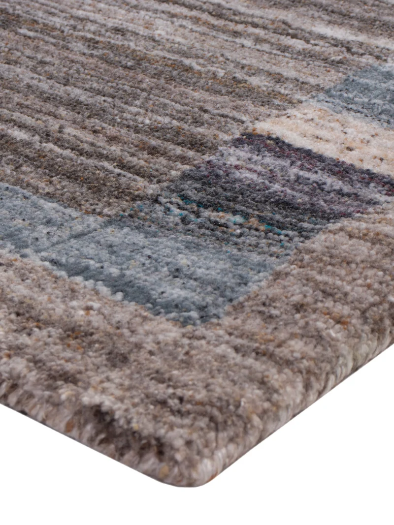Loribaft Loom Teppich 60x90cm - Wollteppich - hellbraun