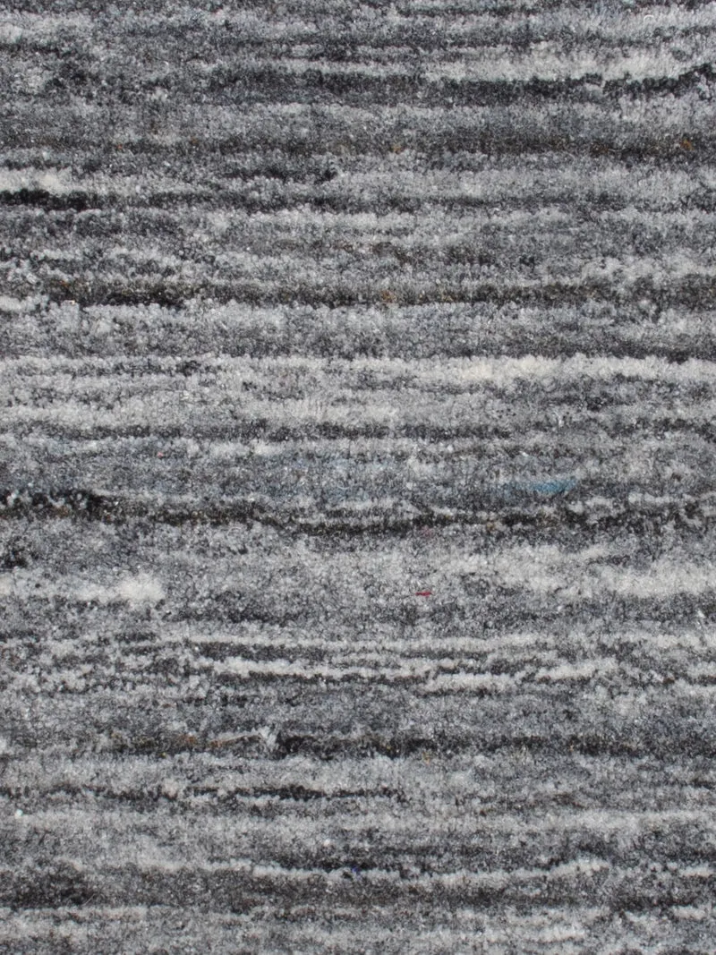 Loribaft Loom Teppich 60x90cm - Wollteppich - grau