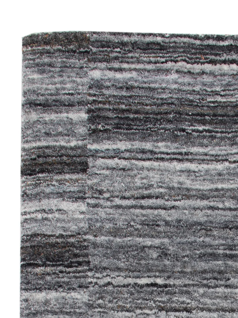 Loribaft Loom Teppich 60x90cm - Wollteppich - grau