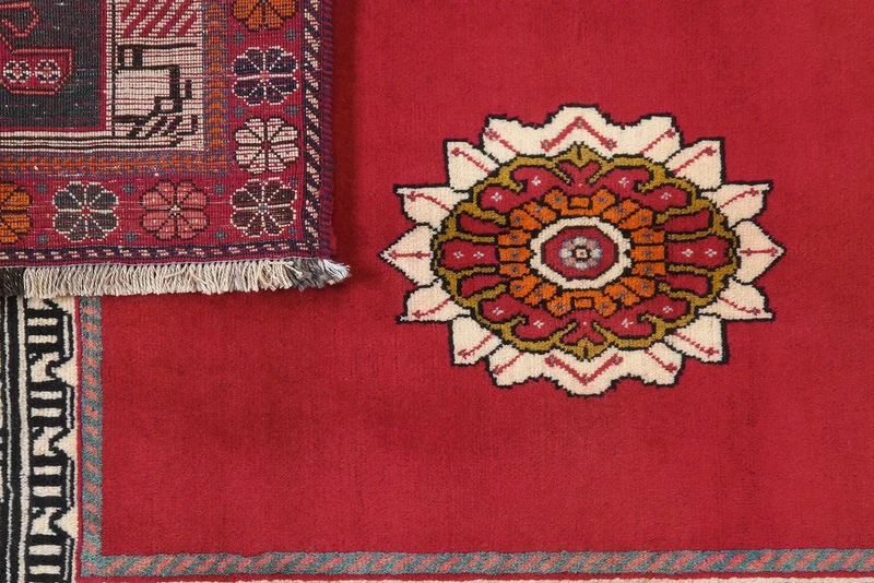 Gashgai · Handgeknüpft – Rot, 159x108 cm