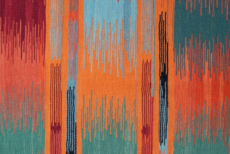 Kelim Gashgai · Handgewebt – Bunt, 197x124 cm