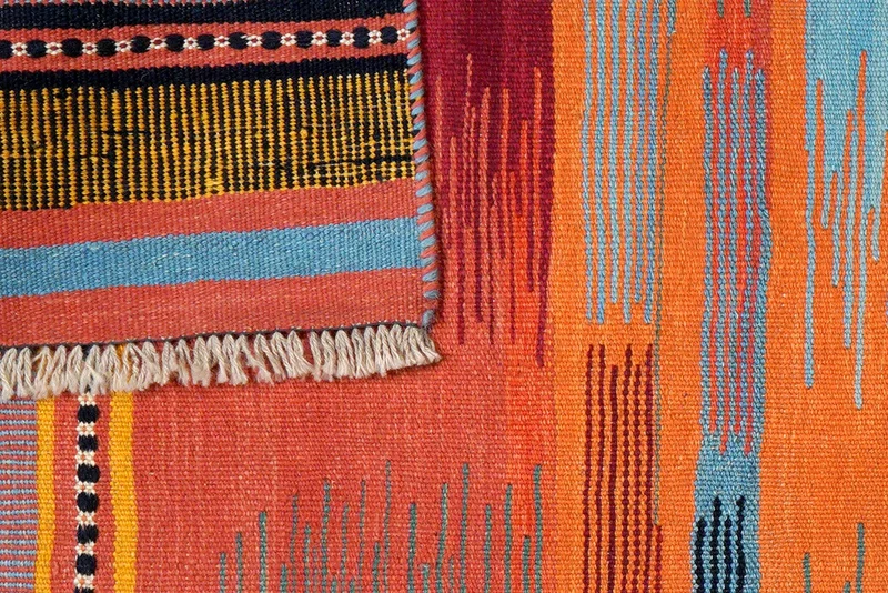 Kelim Gashgai · Handgewebt – Bunt, 197x124 cm