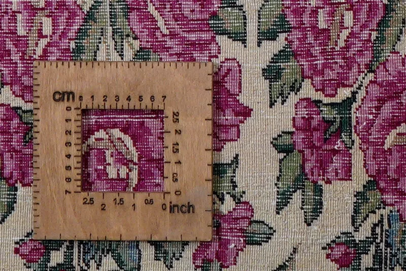 Kirman · Handgeknüpft – Beige, 291x210 cm