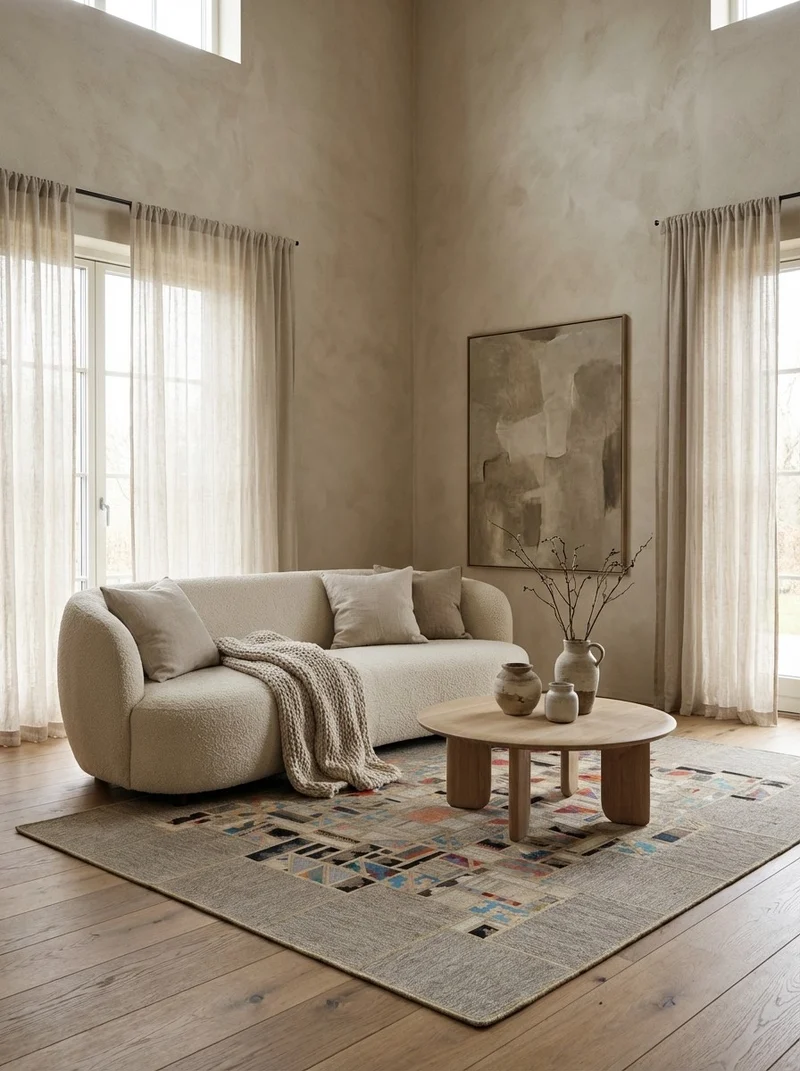 Kelim Tekkeh · Handgewebt – Beige, 237x173 cm