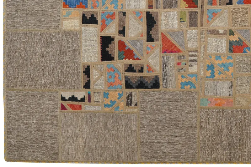 Kelim Tekkeh · Handgewebt – Beige, 237x173 cm