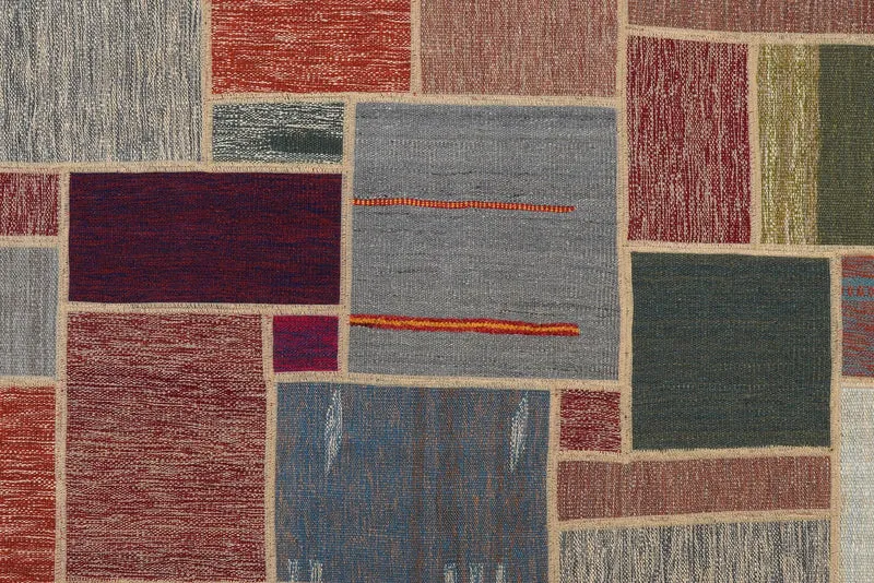 Kelim Tekkeh · Handgewebt – Bunt, 242x166 cm