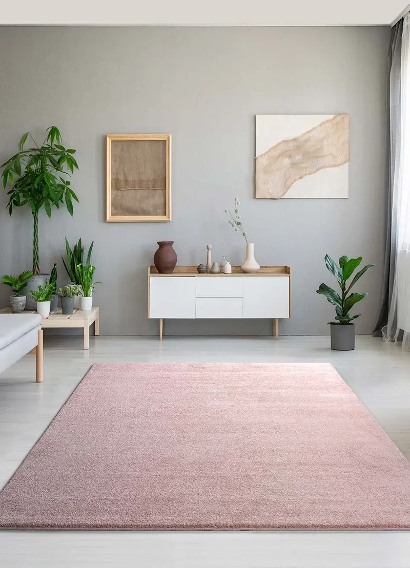 Alfombra Montana Liso Rosa