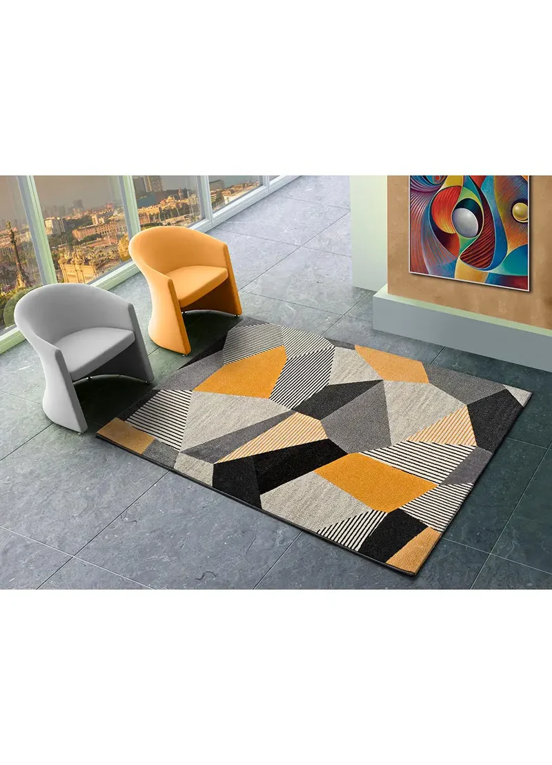 Alfombra geométrica Gladys 12140 Gris