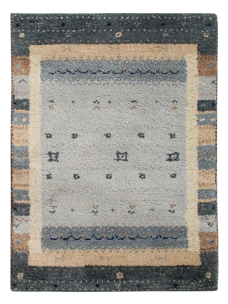 Gabbeh Teppich Indus 60x90cm - Wollteppich