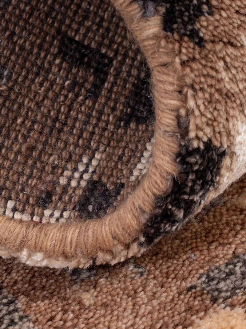 Gabbeh Teppich Indus 60x90cm - Wollteppich - hellbraun