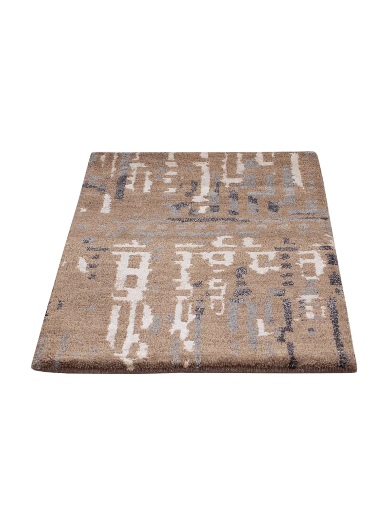 Gabbeh Teppich Indus 60x90cm - Wollteppich - hellbraun