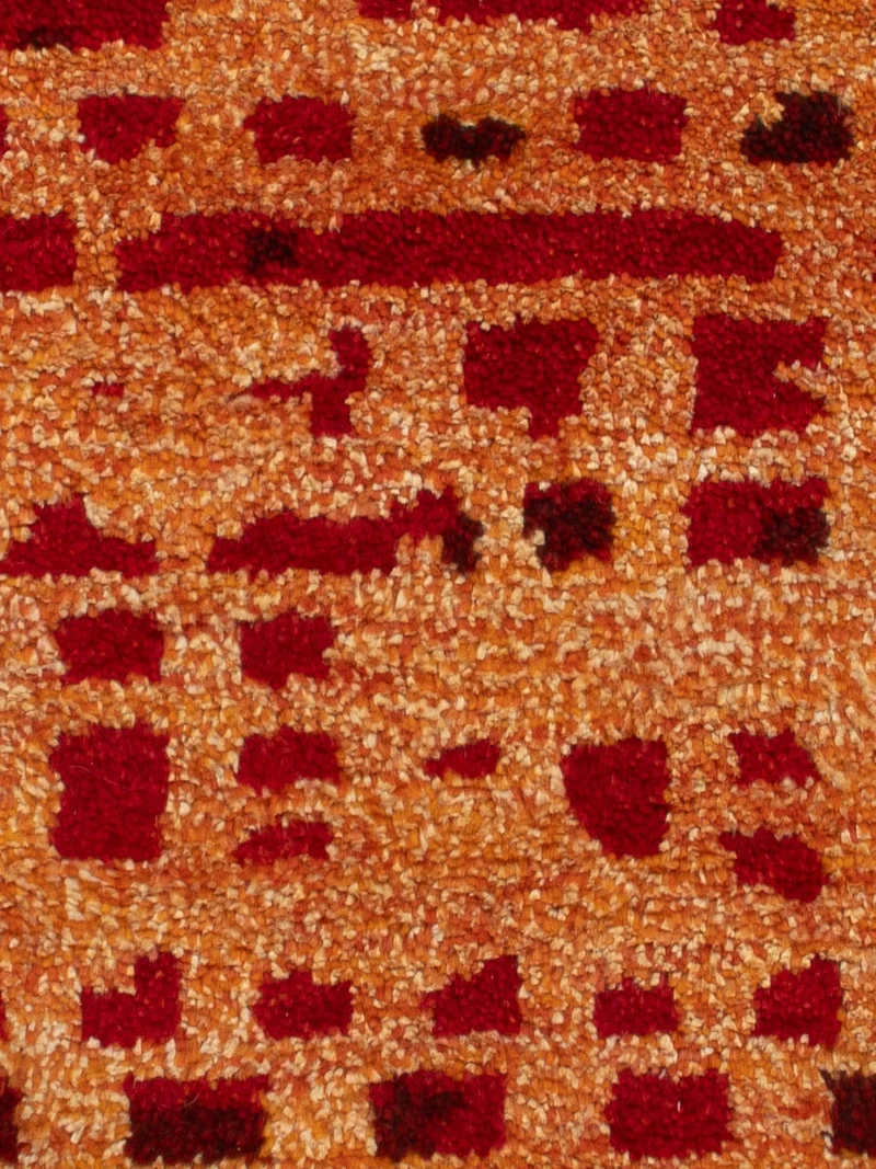 Gabbeh Teppich Indus 60x90cm - Wollteppich - rost