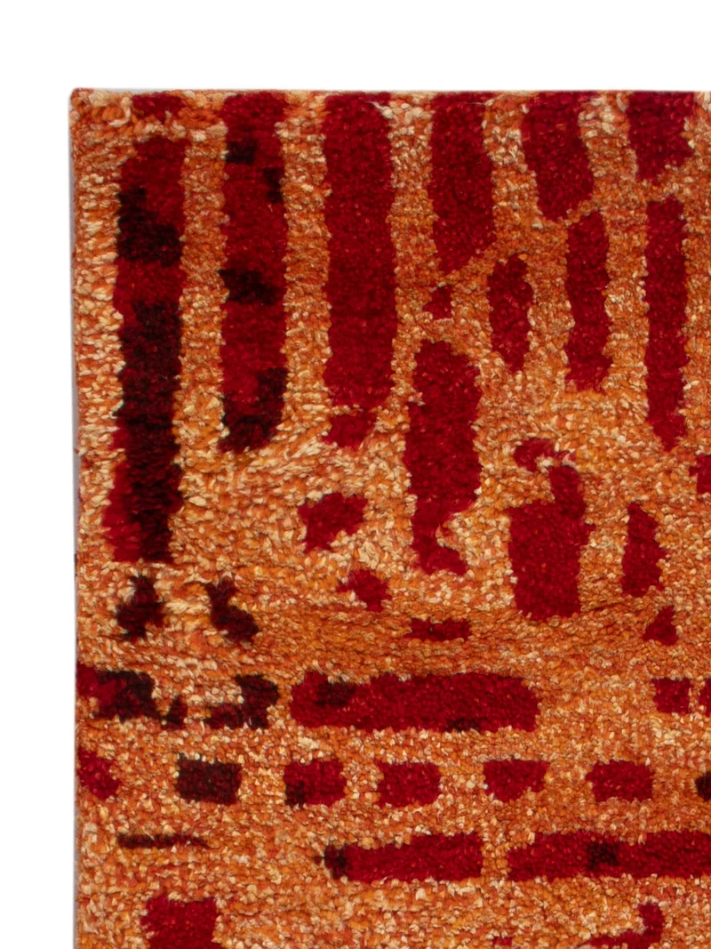 Gabbeh Teppich Indus 60x90cm - Wollteppich - rost