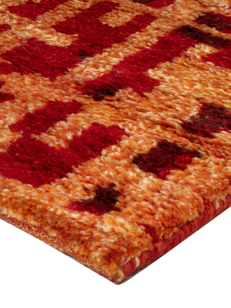 Gabbeh Teppich Indus 60x90cm - Wollteppich - rost