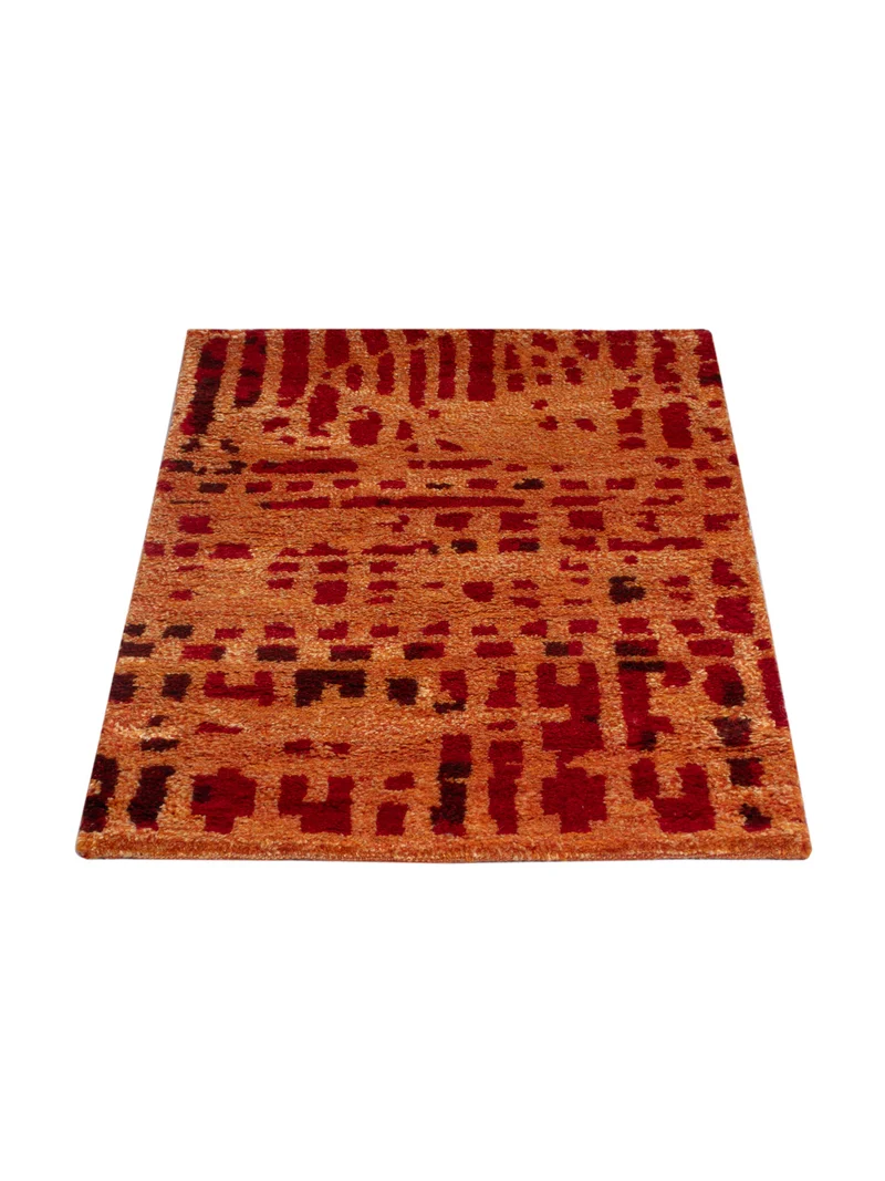 Gabbeh Teppich Indus 60x90cm - Wollteppich - rost