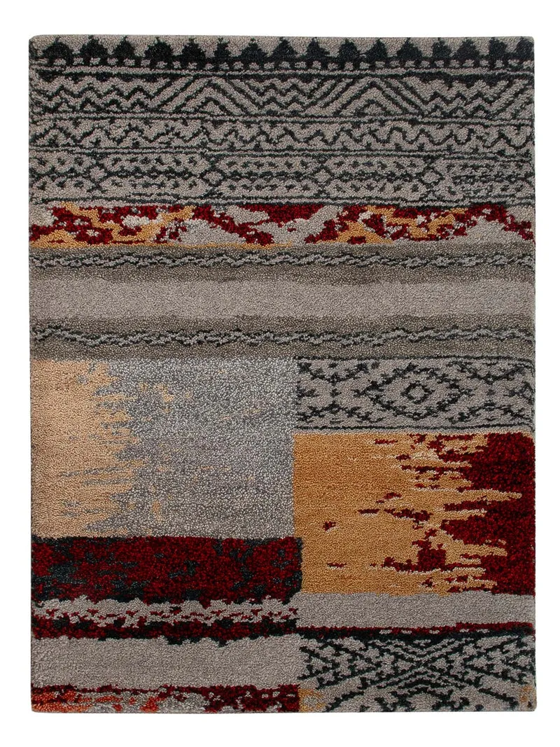 Gabbeh Teppich Indus 60x90cm - Wollteppich - mehrfarbig