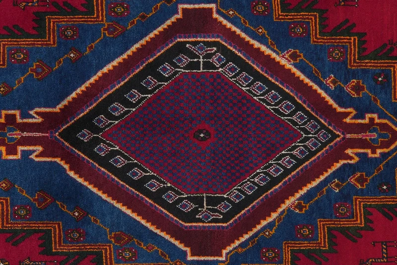 Afshar · Handgeknüpft – Rot, 236x151 cm