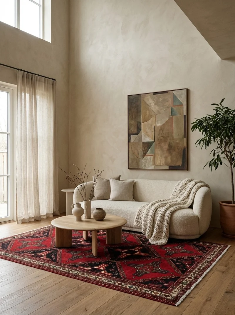 Afshar · Handgeknüpft – Blau, 250x162 cm