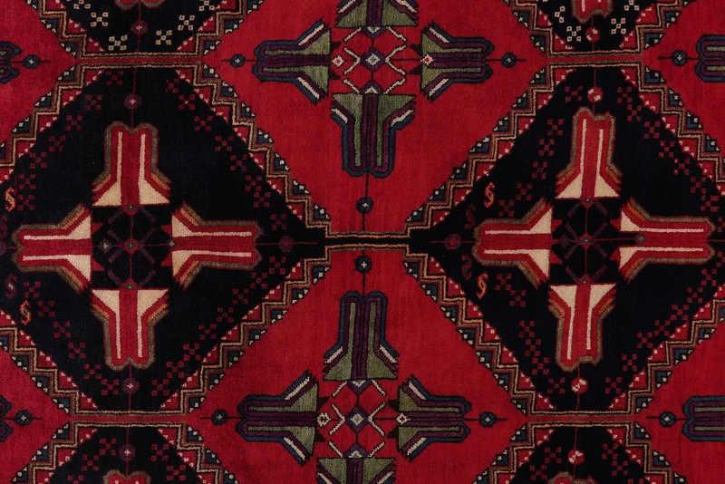 Afshar · Handgeknüpft – Blau, 250x162 cm